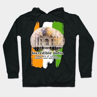 India: A Journey of Colors, Culture, and spirituality. Hoodie